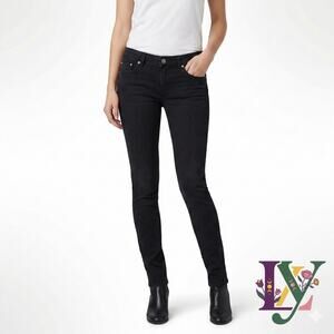 LITL BUG Black Jeans Size 30 Skinny Straight Leg Stretch Minimalist Closet